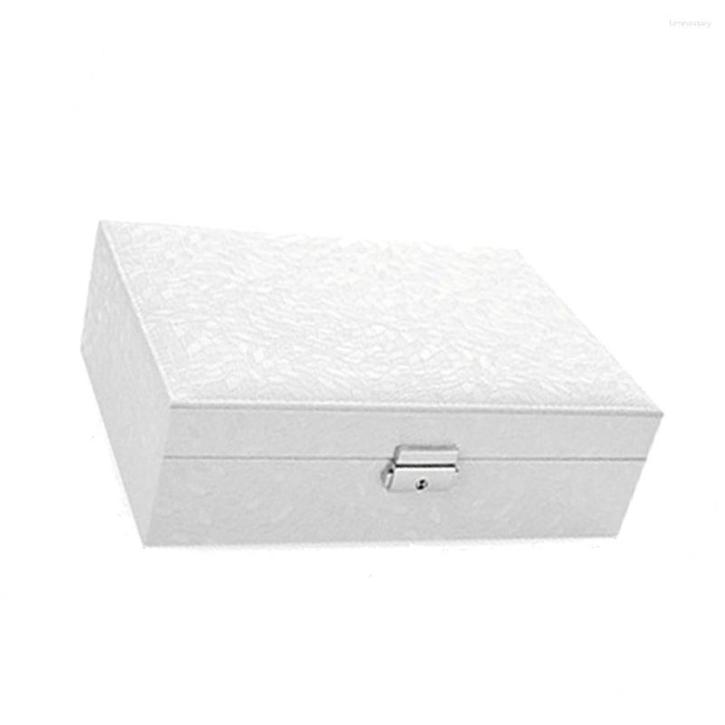 

Jewelry Pouches Large Box Organizer For Necklace Ear Studs Capacity Storage