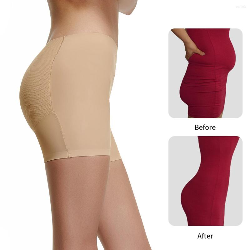 

Women' Shapers Sexy High Waist Panties BuLifter Underwear For Women Seamless Hip Enhancer Body Shaper Sponge Black Beige