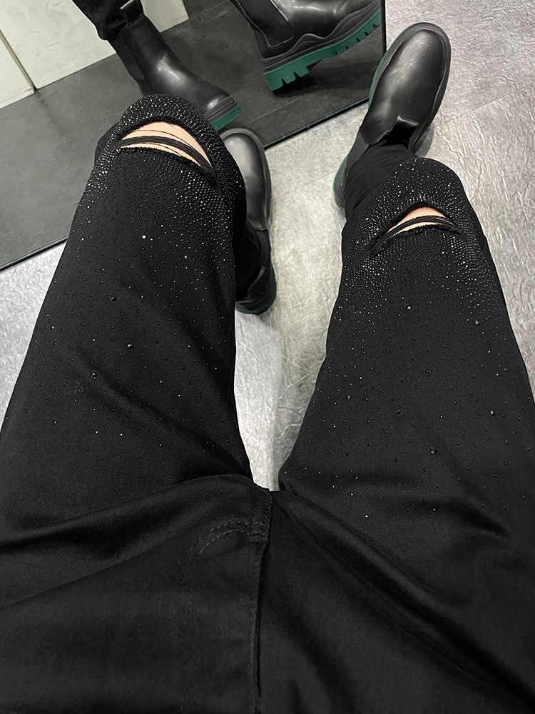 

Men's Jeans E0534 Fashion Men's 2023 Runway Luxury European Design Party Style Clothing, Picture shown
