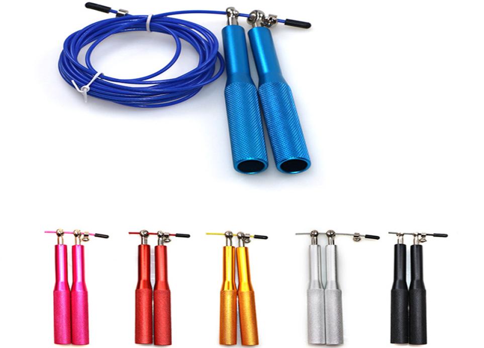 

3M Wire Rope Skipping Adjustable Jump Ropes Professional Training Aluminum Alloy Handle Speed Jump Rope Outdoor Fitness Equipment 3481275