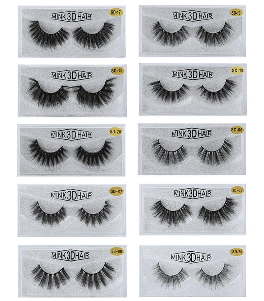 

DHL 3D Mink Eyelashes Eyelash 3D Eye makeup Mink False lashes Soft Natural Thick Fake Eyelashes Lashes Extension Beauty Tools 20 s6098086, Navy