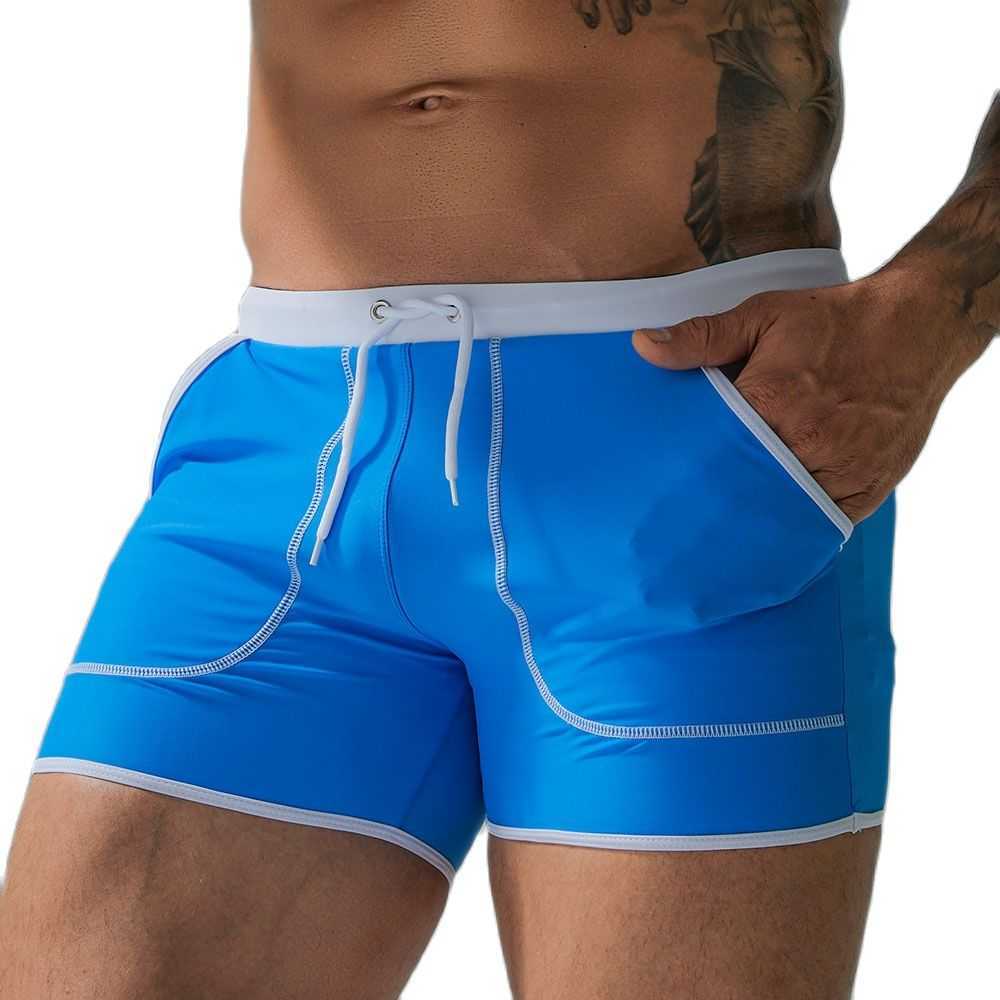

Men's Swimwear Brand Men's Swimwear Trunks Outdoors Sexy Summer Stretch Beach Surfing Swim Sports suit Shorts Men Swimsuit Swimming PantsHKD230621