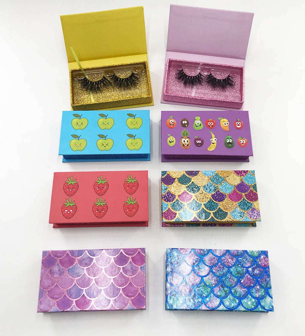 

Whole 25mm 22mm 30mm Mink Lashes Boxes Eyelash Package Newest Case with Clear Tray Lash Cases Custom Packaging9780144