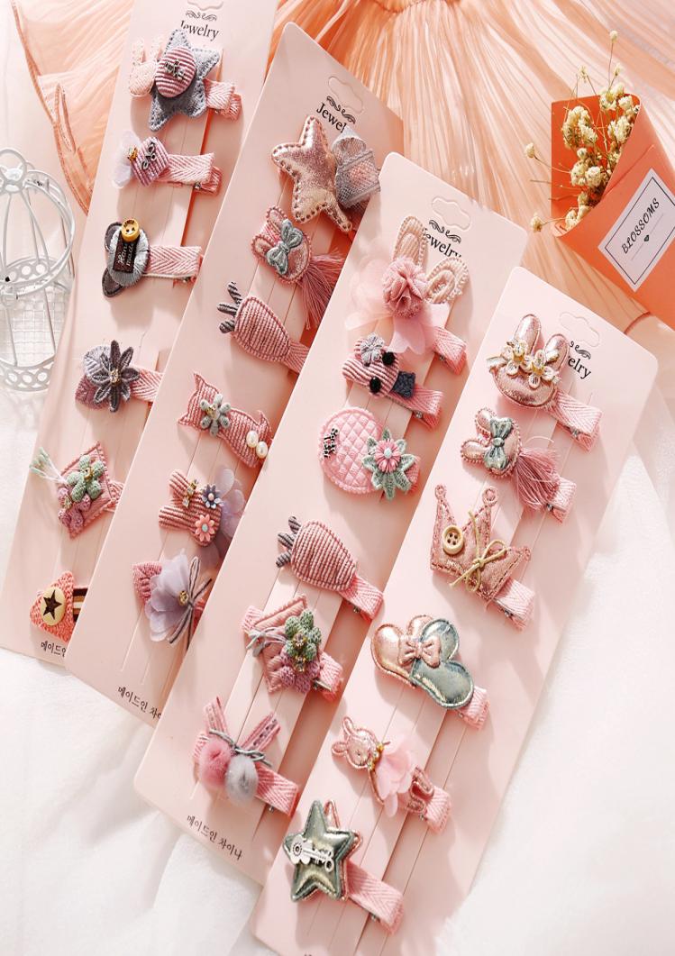 

6Pcs Kids Cartoon Cute Hair Clips Bows Ponytail Holder Hairpins For Girls Women Cute Fashion Hair Accessories8559489