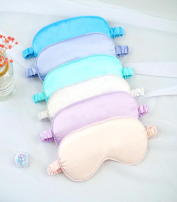 

Imitated Silk Sleep Eye Mask Portable Travel Eyepatch Nap Eye Patch Rest Blindfold Eye Cover Sleeping Mask Night Eyeshade A19586431