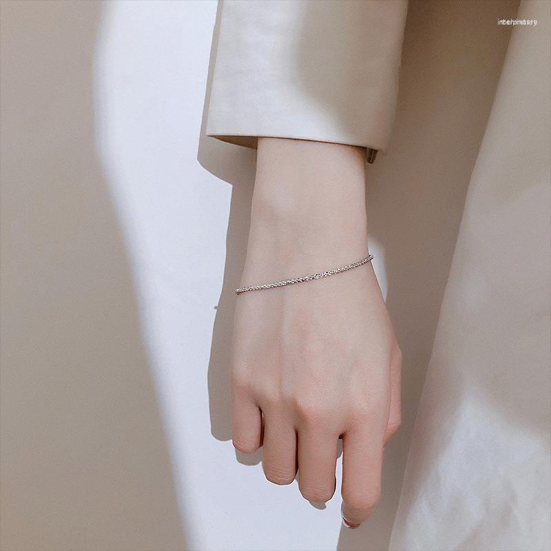 

Link Bracelets Gypsophila Bracelet Chain Charm For Women Fashion Korea Simple Original Trendy Mother's Girlfriend High Quality Jewelry