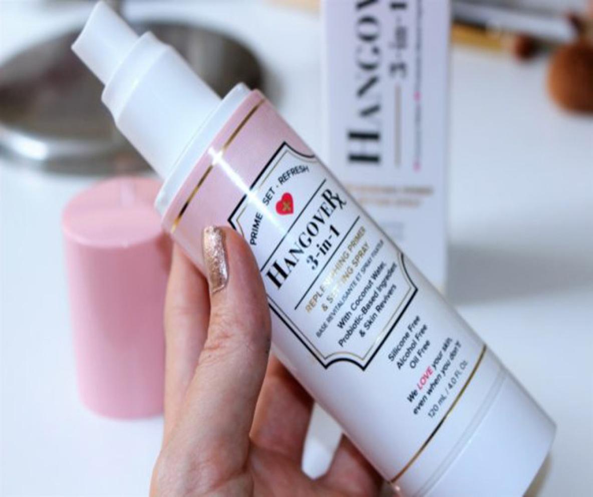 

Drop Makeup Faced Hangover RX 3In1 Replenishing Primer Setting Spray 4oz Coconut 120ML DHL shippping1174845, White