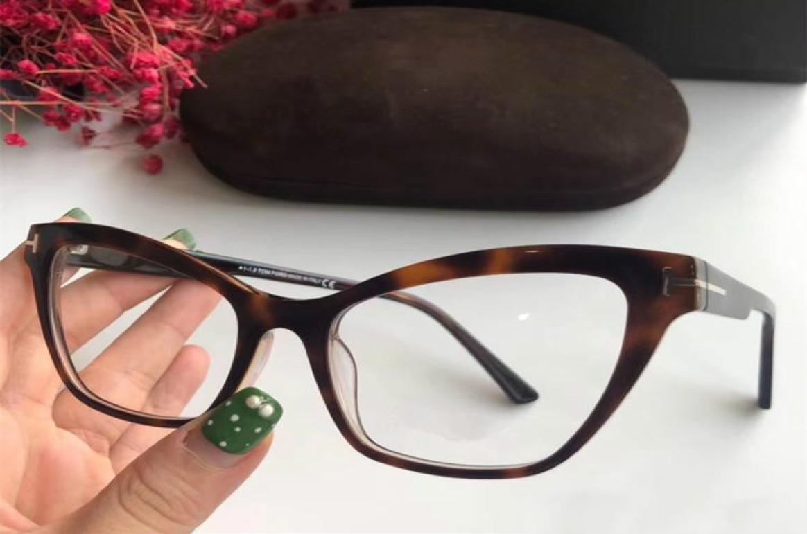 

2020 New Star style Women BigButterfly glasses frame TF5601B 5319140 Imported pureplank for prescription glasses fullset cas9540125