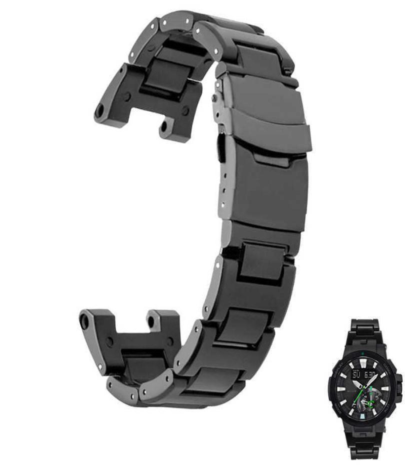 

Plastic Steel Watchband For Casio PRW7000FC Black Sports Watch Strap For PROTREK Mountaineering Series Watch Bracelet Accessory5241630