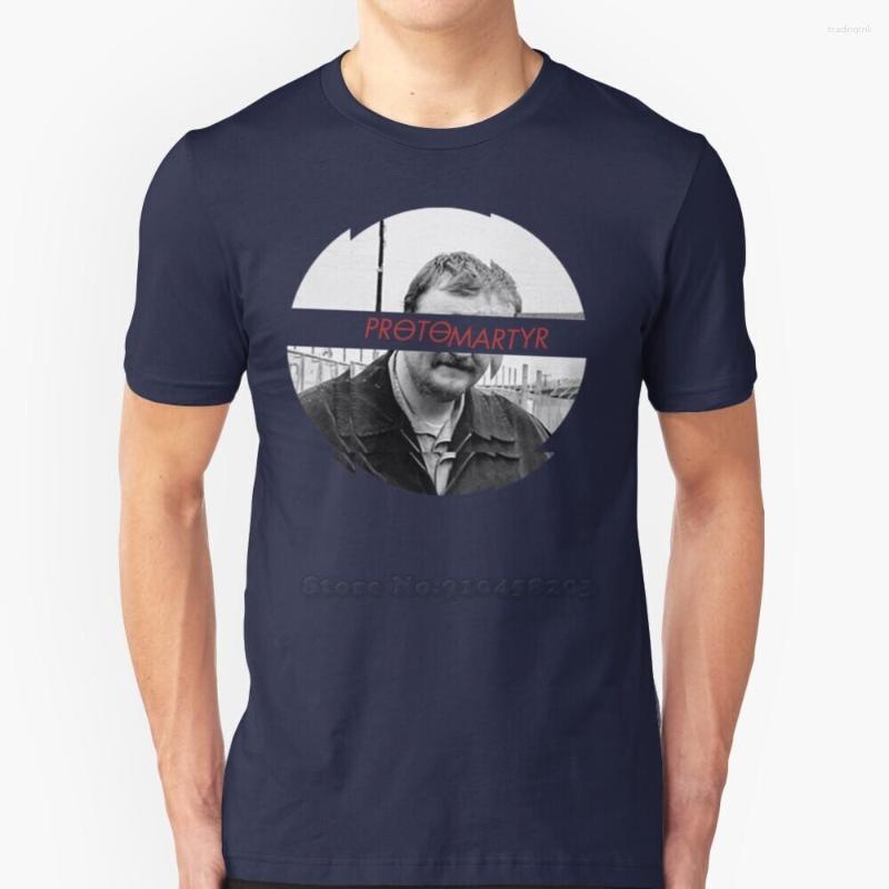 

Men' T Shirts Protomartyr ( Joe Casey ) Shirt Summer Fashion Casual Cotton Round Neck Post Punk Detroit, Mtee-red