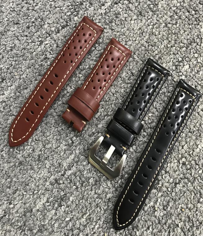 

22 24mm high quality watch high genuine leather strap fit for PANERAI PAM watch band with stainless steel buckle7066011