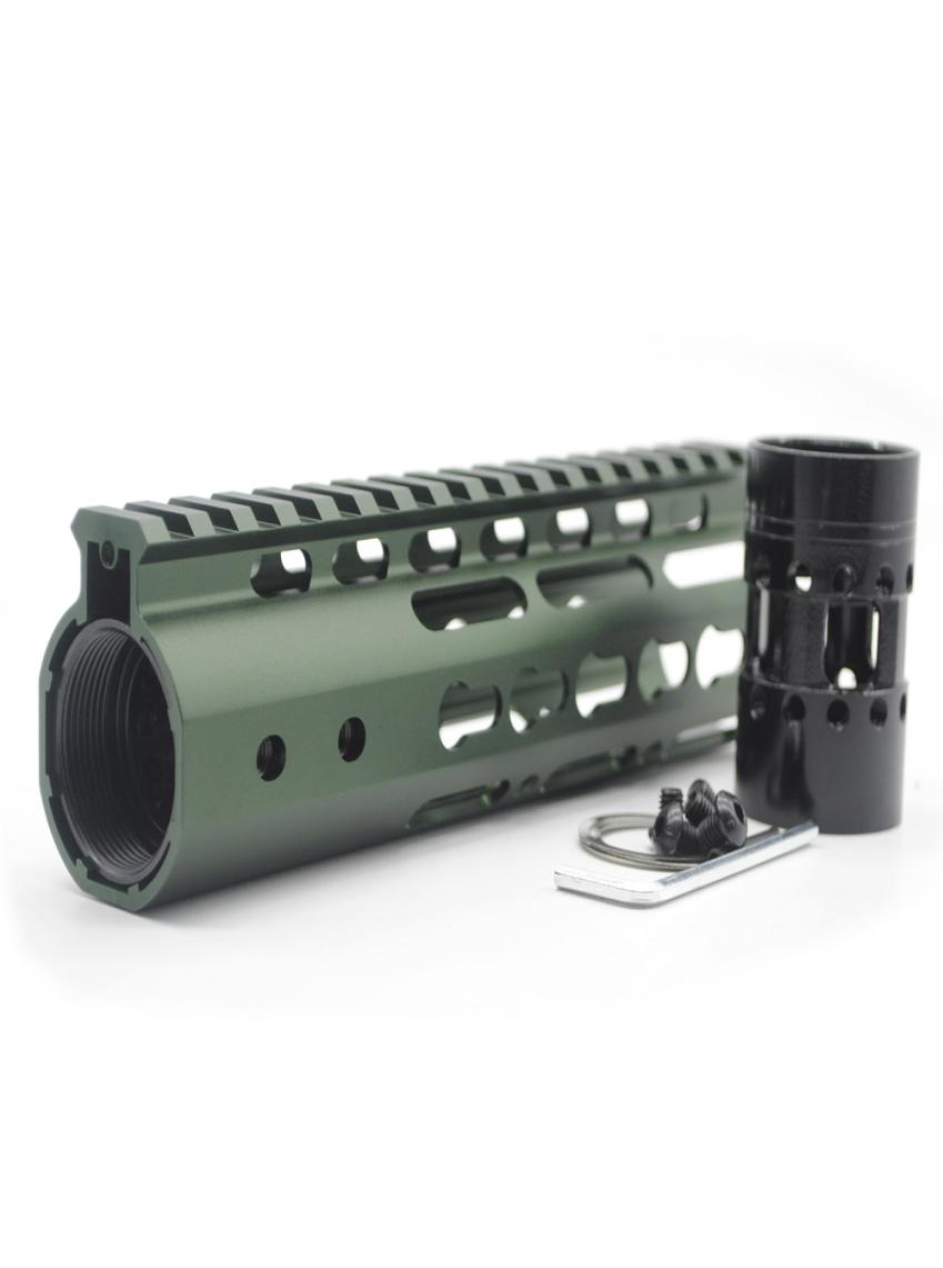 

7039039 inch Ultra Light Keymod Handguard Rail Float Picatinny Mount SystemOlive Green Anodized5356878