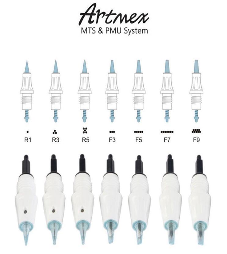 

Disposable Needle Cartridge for Artmex V8 V6 V3 V9 semi permanent makeup machine Derma pen Microneedle M1 L1 R3 R5 F3 F5 F75562391
