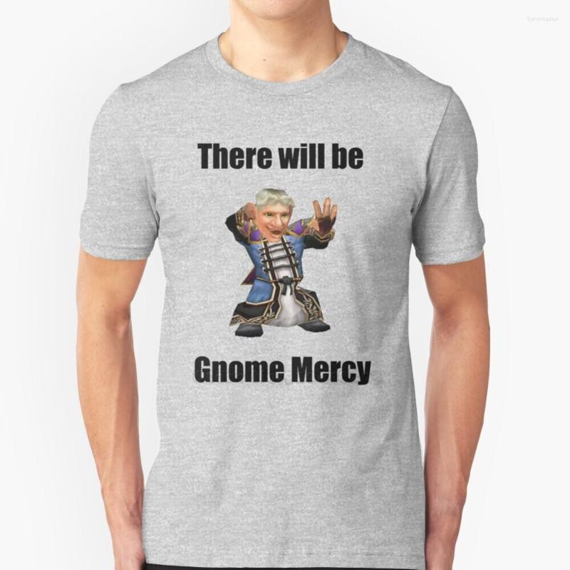 

Men's T Shirts Gnome Mercy! Short-Sleeved T-Shirt Harajuku Hip-Hop Tee Tops Mercy Game Lich King Comedy Funny Alliance Horde, Mtee-red