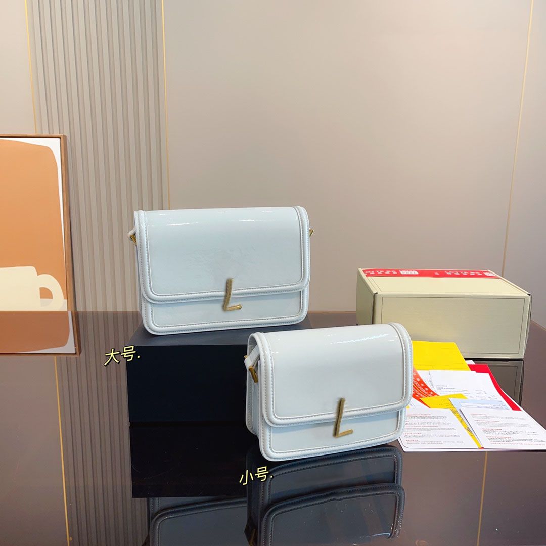 

New summer women's shoulder of flip designer luxury leather bag fashion handbag bag all brand handbags Joker patent kinds costumes Null, Red