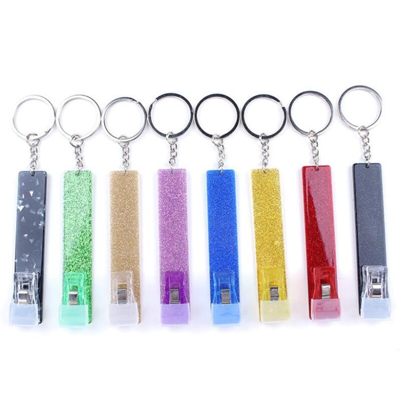 

Acrylic Card Puller Keychain Pendant Portable Contactless Grabber Card Keychains Keyring3155708