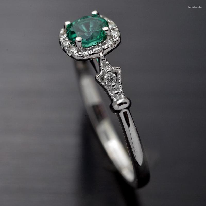 

Wedding Rings Japanese And Korean Fashion Women's Jewelry Ring Elegant Crystal Rhinestone Accessories Bridal Gift