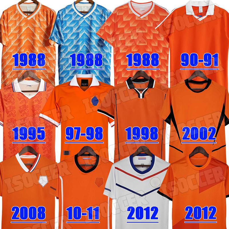 

1988 Retro Soccer Jerseys Van Basten 1997 1998 1994 BERGKAMP 96 97 98 Gullit Rijkaard DAVIDS football shirt kids kit Seedorf Kluivert CRUYFF Sneijder Netherlands, 2012 away