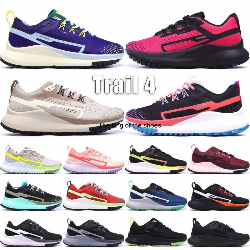 

Top Pegasus Trail 4 Running Shoes For Mens Womens Light Iron Ore Volt Arctic Orange Purple Pulse Midnight Navy Outdoor Sports Trainers Size 36-45, #01 triple black