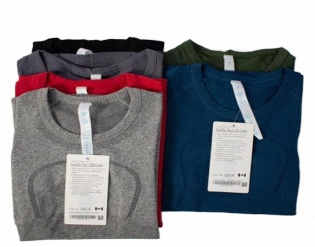 

Align Women's Yoga Short Sleeve Solid Color Nude Sports Shaping Waist Tight Fitness Loose Jogging Sportswear Shirts1761706, Brown