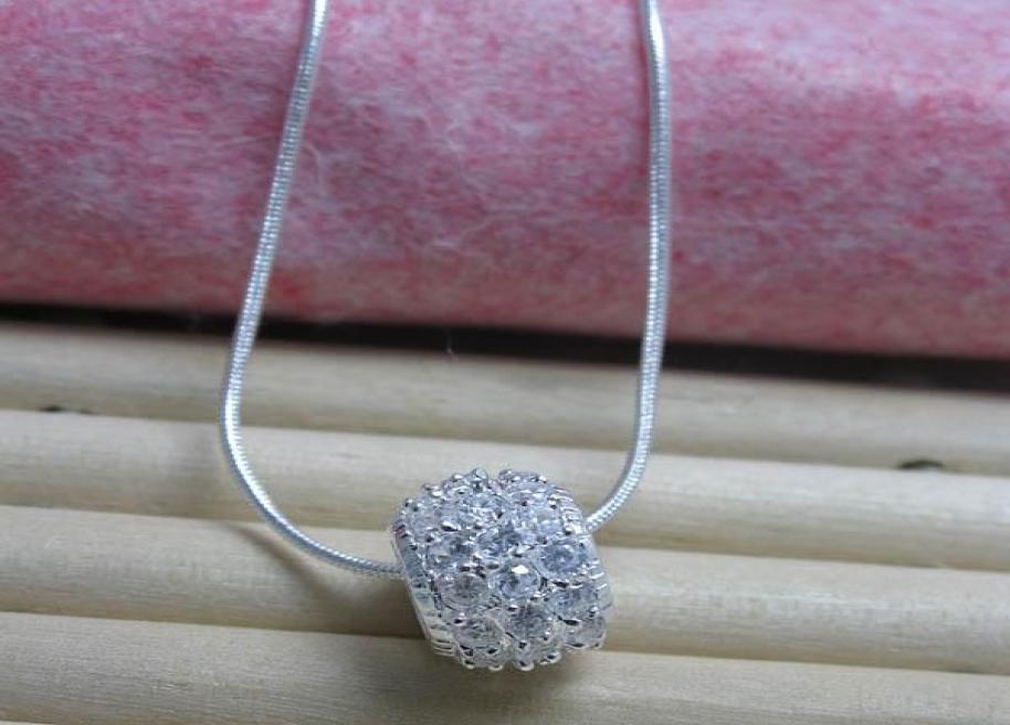 

Whole Retail lowest Christmas gift 925 silver fashion Jewelry Necklace N889556687