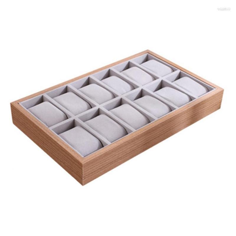 

Watch Repair Kits Pillow Style Jewelry Bracelet Display Tray Box Necklace Earring Container Boxes Case Organizer Gift 12 Slots