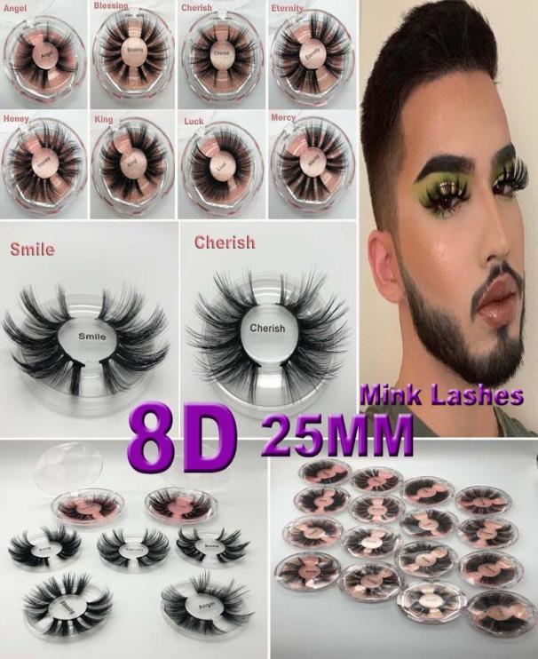 

New arrival 100 Supernatural Lifelike handmade false eyelash 25mm 3D mink lashes thick fake faux eyelashes Makeup beauty6378189