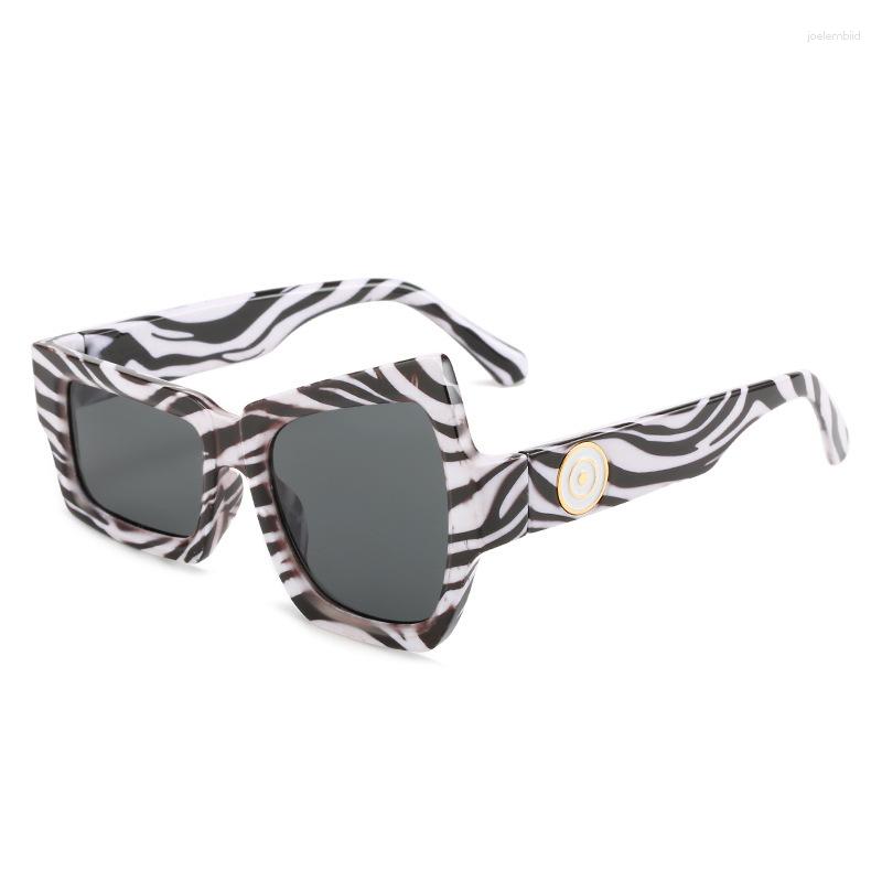 

Sunglasses 2023 Modern Personality Irregular Square Narrow Fashion Men Women Retro Design Sun Glasses