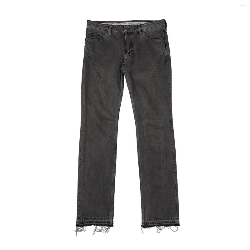 

Men's Jeans High 2023 Classical Vintage Number Nine Luxurious Old Washing Cotton Denim Pants Comfort Casual Size1 2 3 4 #330