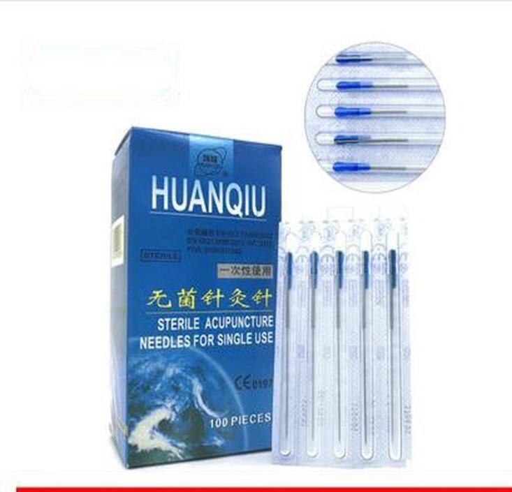 

new 200 pcs2 boxes huanqiu acupuncture needle sterile acupuncture needle for single use with tube3052146
