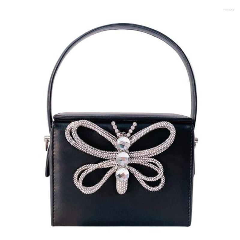 

Evening Bags Diamond Butterfly Box Party Purses And Handbags For Women Designer Chic Wedding Clutch Bag Female Chain Shoulder