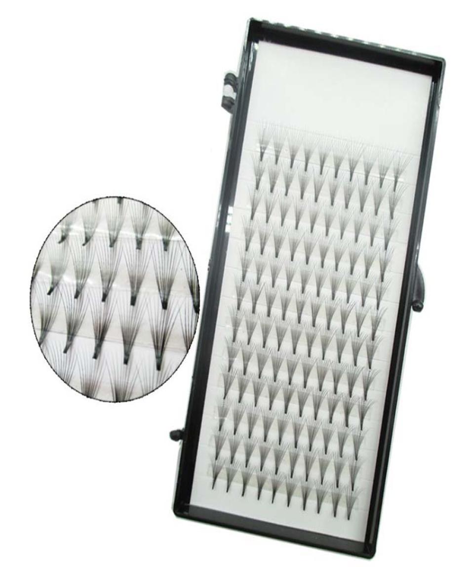 

12 Lines 10D False Eyelash Long Stem Premade Russian Volume Fans Semi Permanent Eyelashes C D Curl Grafting Lashes Extension3364547