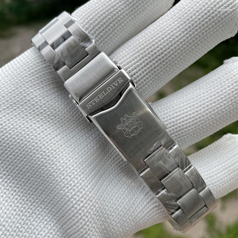 

Watch Bands STEELDIVE SD1970 Automatic Strap 20mm Suit For Mechanical Band 316L Solid Bracelet Watches Straps