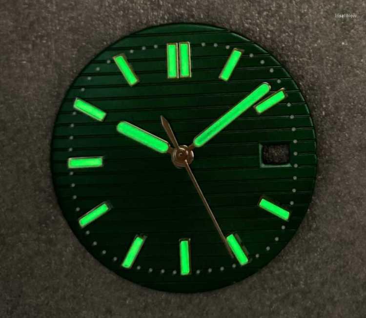 

Watch Repair Kits Tools & 30.5mm Green Luminous Dial And Hand Set For NH35 Movement