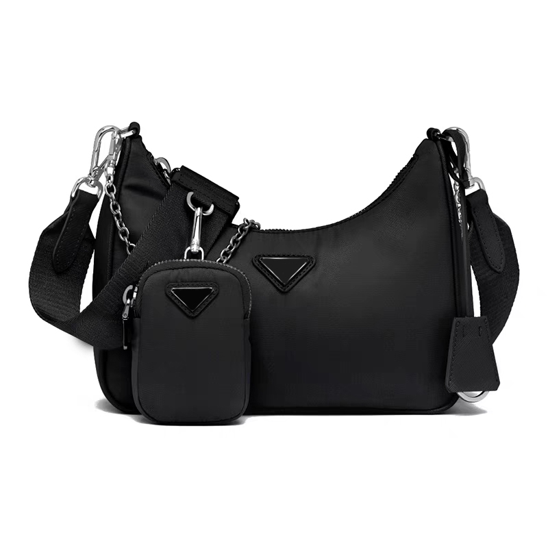 

womens cleo hobo 3pcs re edition chain shoulder bags Luxurys Designers bags for women handbags purses lady black pink crossbody wholesale totes fashion, 11 pink