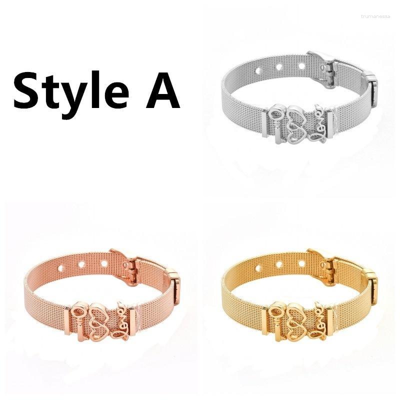 

Bangle Simple Couple Bracelet Fashion Stainless Steel Watchband Raym22