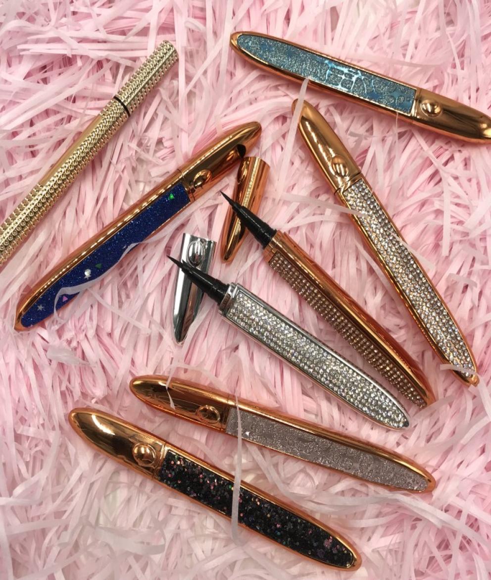 

Eyelash Makeup Private Label Adhesive Eye Liner Glue Pen Waterproof Long lasting Liquid Eyeliner7139242, Light yellow