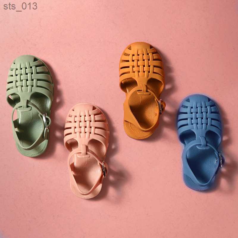 

Girls Sandals Summer Jelly Simple New Childrens Princess Soft Bottom Non-slip Baby Baotou Princess Shoes Baby Girl BeachSandal L230518, See chart
