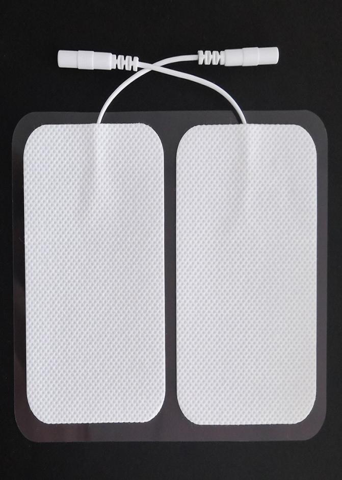 

TENS Unit Adhesive Electrode Pads With Plug 24Inch35Inch EMS Electric Stimulator Large Pads 2Pcs per Pack6314588, Massage gun black-eu plug