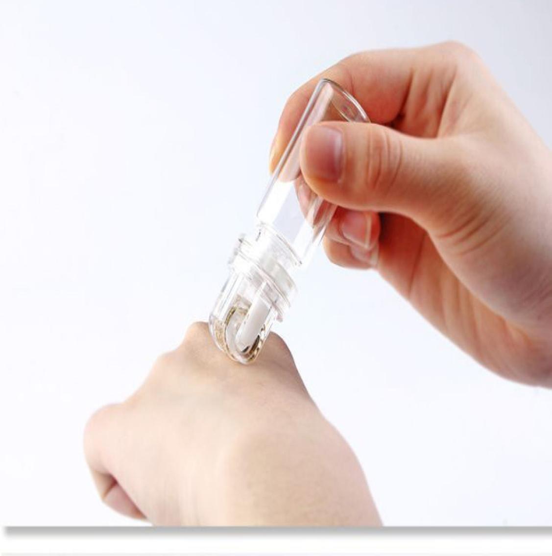 

Hydra Needle 64 pins Titanium Gold Tips Derma Meso Roller Bottle Serum Injection6377396