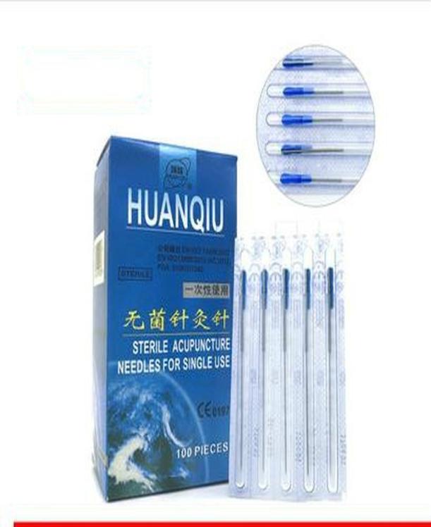 

new 200 pcs2 boxes huanqiu acupuncture needle sterile acupuncture needle for single use with tube2100194