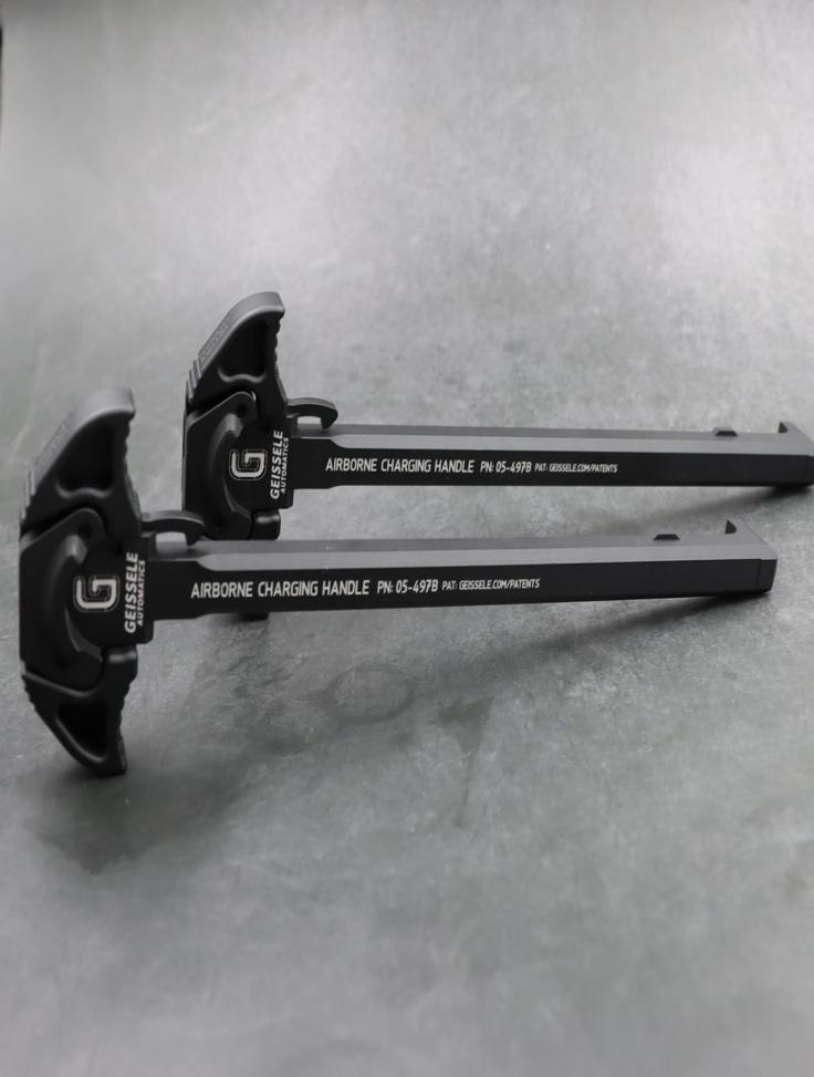 

AR15 metal pull handle GEISSELE with lettering 556 M4 butterfly handle Handle for AR153083796, Black