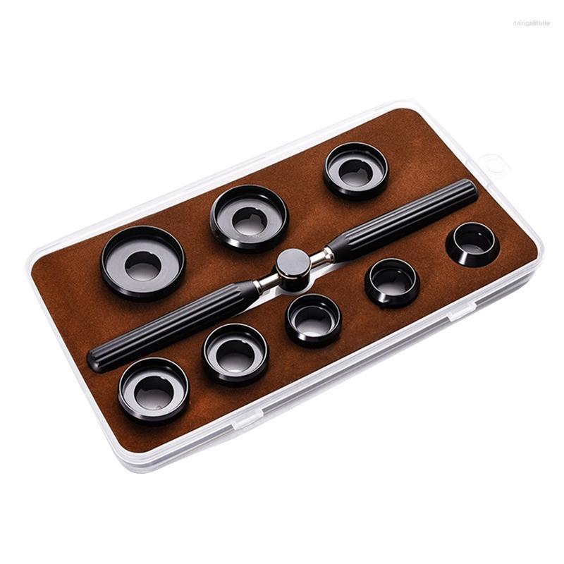 

Watch Repair Kits 9 Pcs Tools 5537 Back Case Cover Opener Removal Set Wrench 8 Dies Part Repairing Accessories