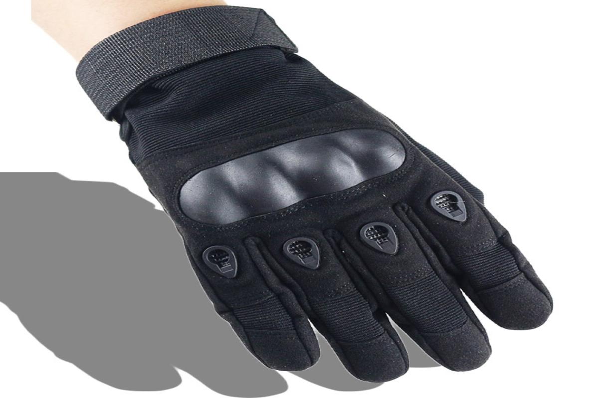 

New Style High Quality Cheap Outdoor Sport Army Tactical Combat Training Duty Protective Full Finger Gloves4618631, Black