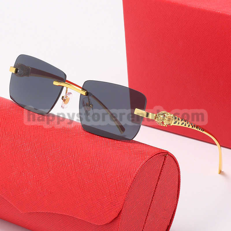 

black sunglasses man glasses Luxury women designer Butterfly lens gold panther head classic light radiation protection Eyeglasses wholesale TTW8