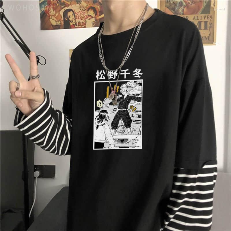 

Men's T Shirts Funny Matsuno Chifuyu/Baji Keisuke Graphics Oversized Itself T-shirts Japan Anime Tokyo Revengers Unisex Summer Tops Tshirt