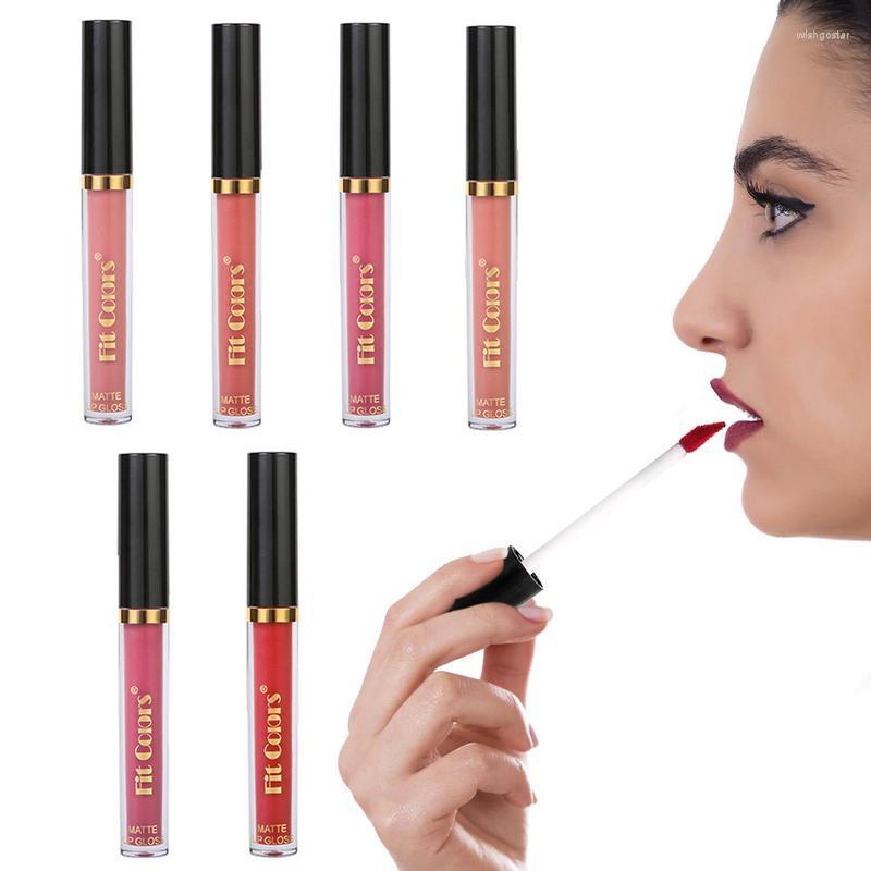 

Lip Gloss 6 Colors Matte Tint Makeup Moisturizing Velvet Liquid Lipsticks Waterproof Long Lasting Glaze Cosmetic, Picture shown