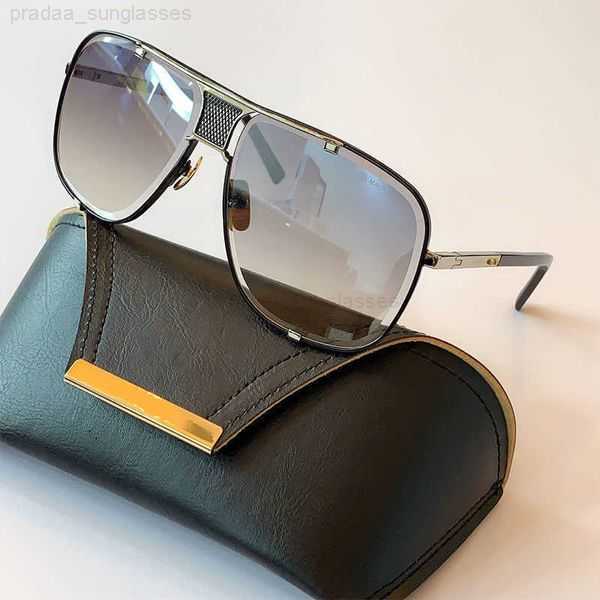 

2023 glasses dita Sunglasses Designer Men Women Dita Mach Five 2087 Metal Frameless One Piece Luxury Brand Sunglasses Top Quality Original 2023 5406K
