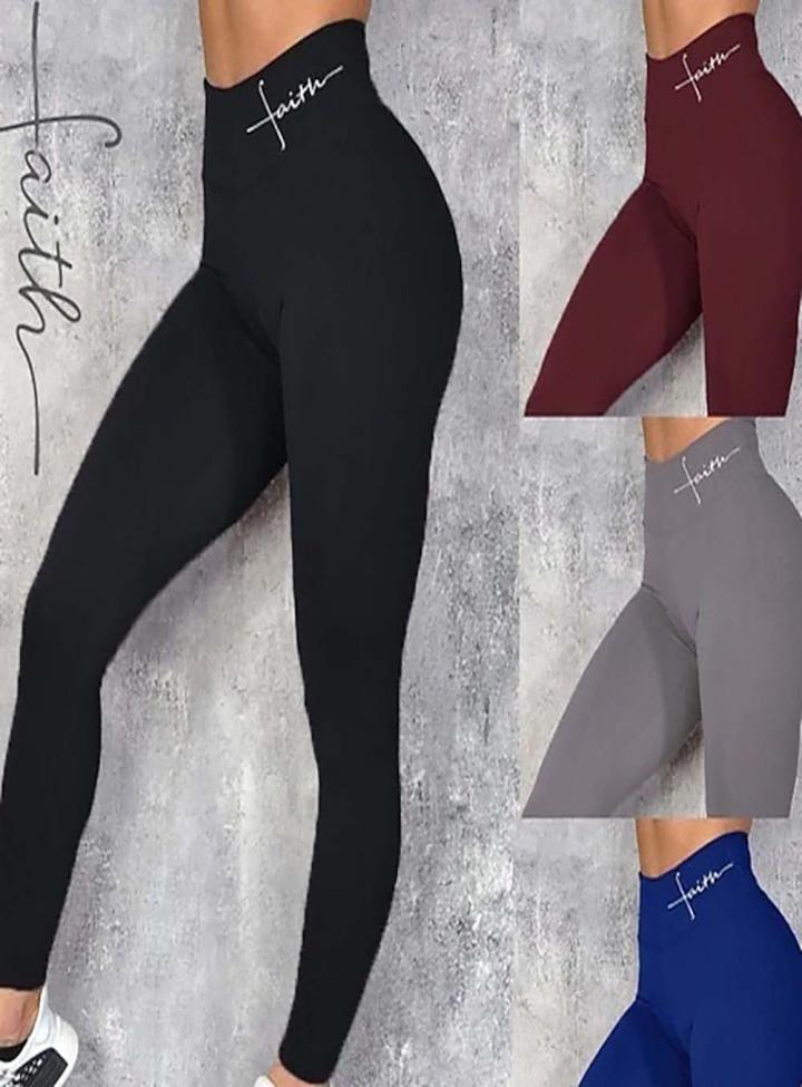 

Women Pants Tights High Waist Yoga Bottoms Tummy Control Butt Lift Blue Gray Black Sports Leggings9408226, Burgundy