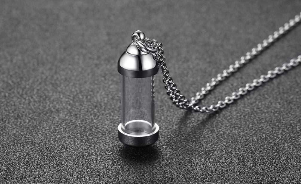 

Top quality valentines day gifts couples039 stainless steel necklaces with openable perfume bottle pendants pendant necklaces714992685